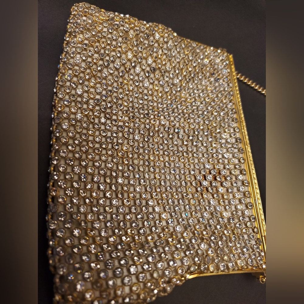 Vintage Birks Rhinestone Evening Purse - Picture 6 of 12